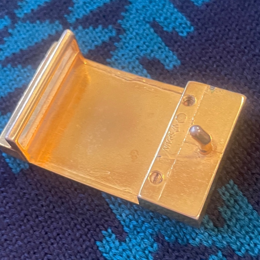 Dior Trotter 2-Tone Vintage Belt Clip - Picture 8 of 11